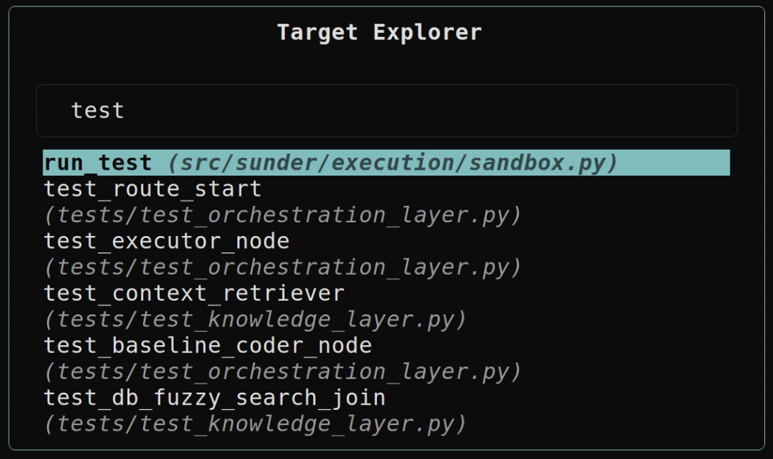 Target Function Selection and AST Parsing